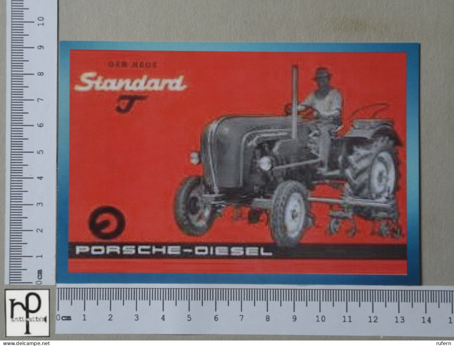 POSTCARD  - PORSCHE - TRATOR - 2 SCANS  - (Nº57637) - Tracteurs