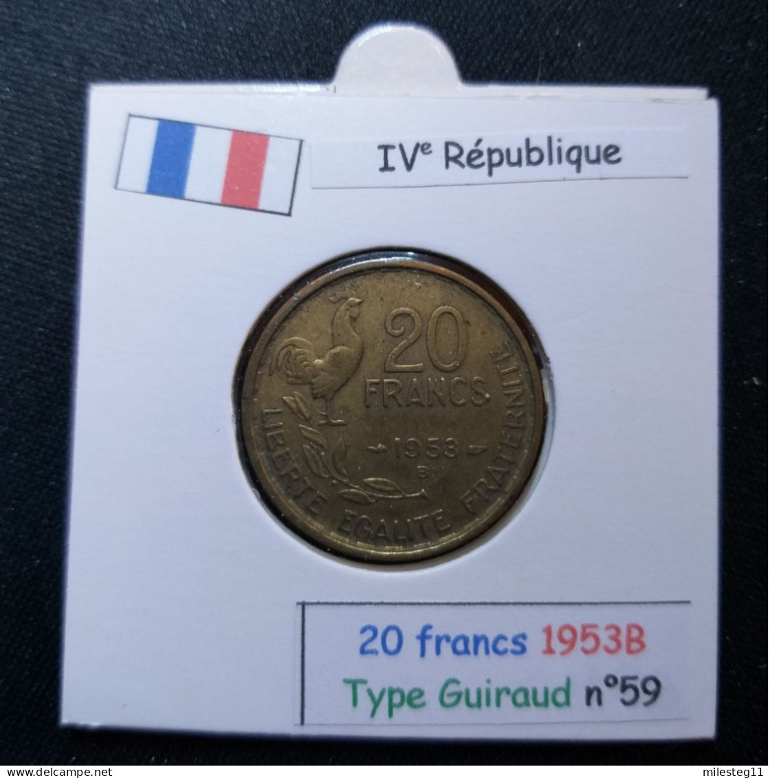 France 1953B 20 Francs Type Guiraud (réf Gadoury N°865) - 20 Francs