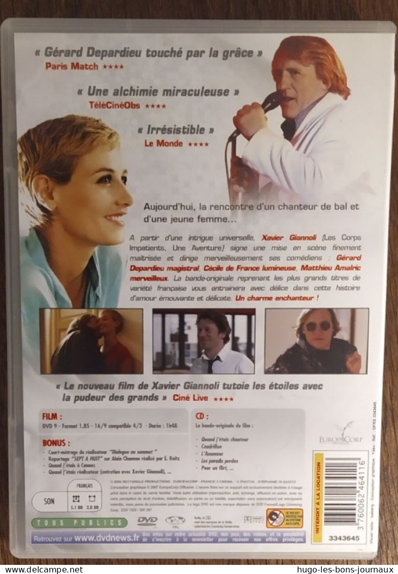 Quand J'étais Chanteur_ De Xavier Giannoli_avec Gérard Depardieu, Cécile De France, Christine Citti_2006 - Comedy
