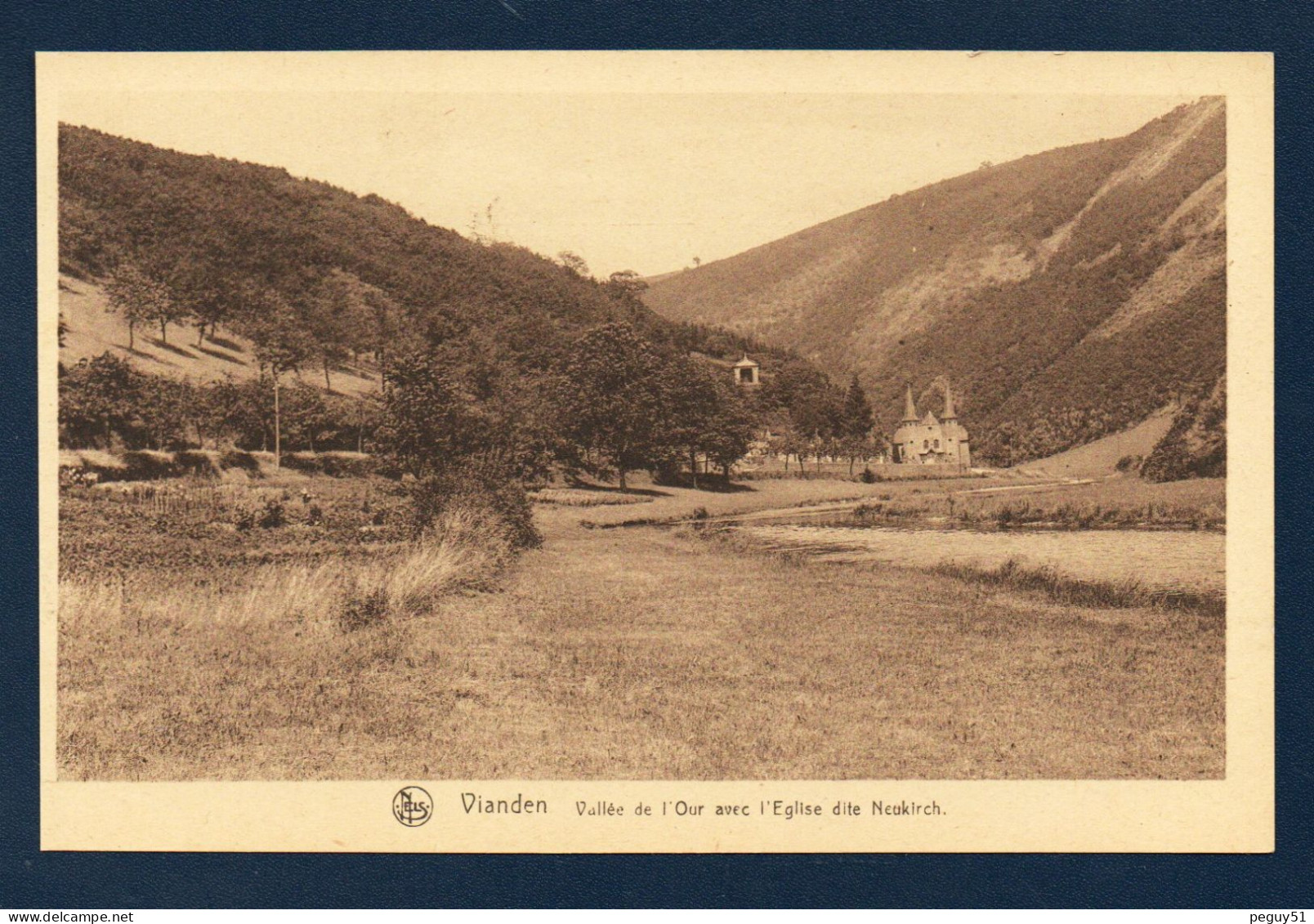 Luxembourg. Vianden. Vallée De L'Our Avec L' église Dite Neukirch. - Vianden