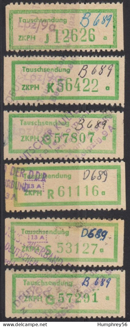 GDR - Exchange Control Stamp - Afgestempeld