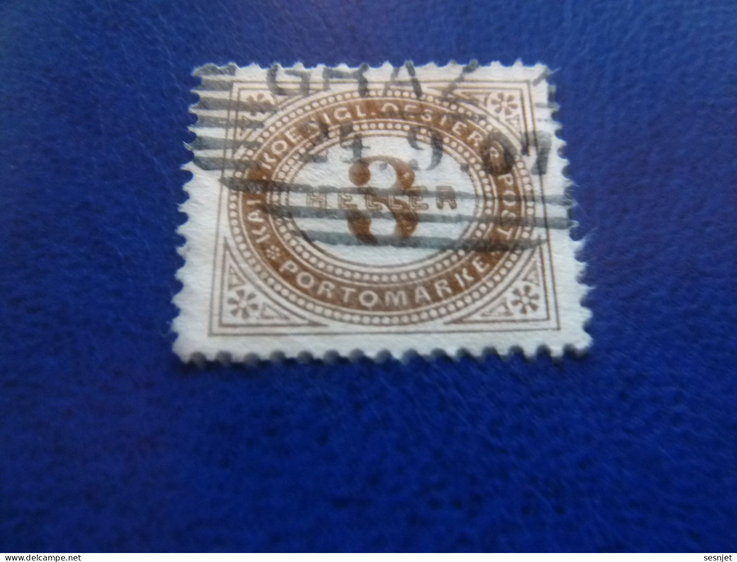 Republik Osterreich - Portomarke - Val 3 Heller - Brun - Oblitéré - Année 1907 - - Revenue Stamps