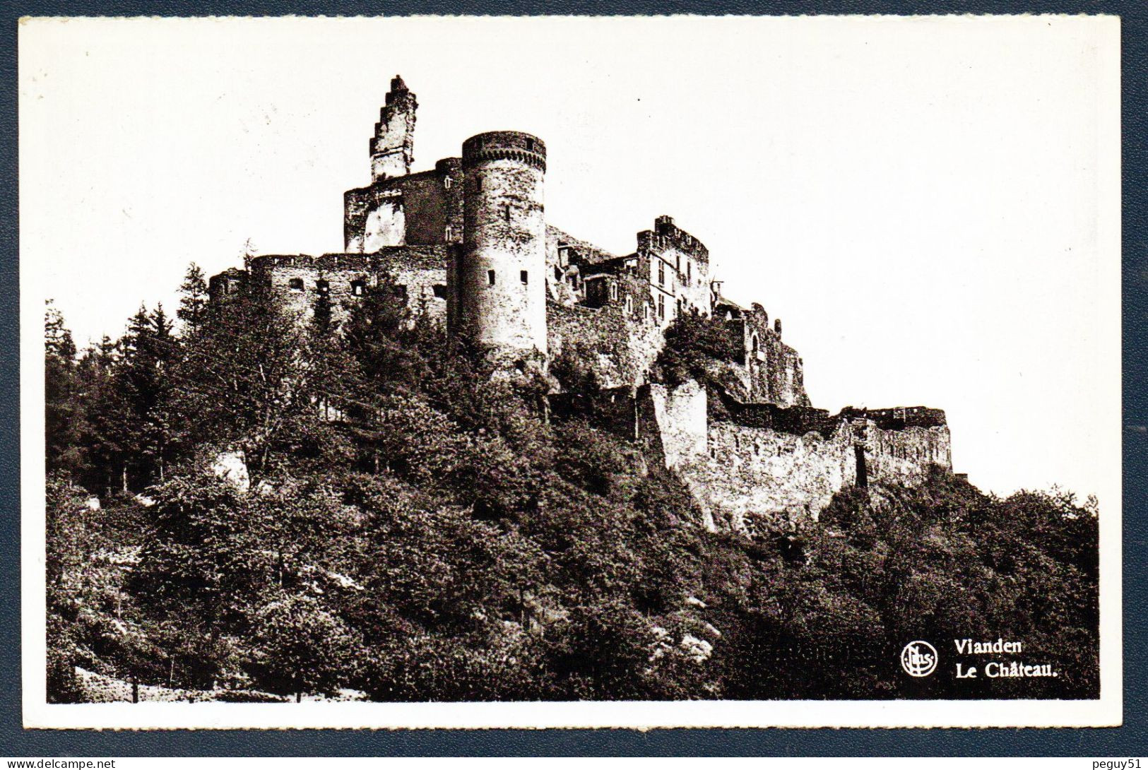 Luxembourg. Vianden. Le Château. 1954 - Vianden