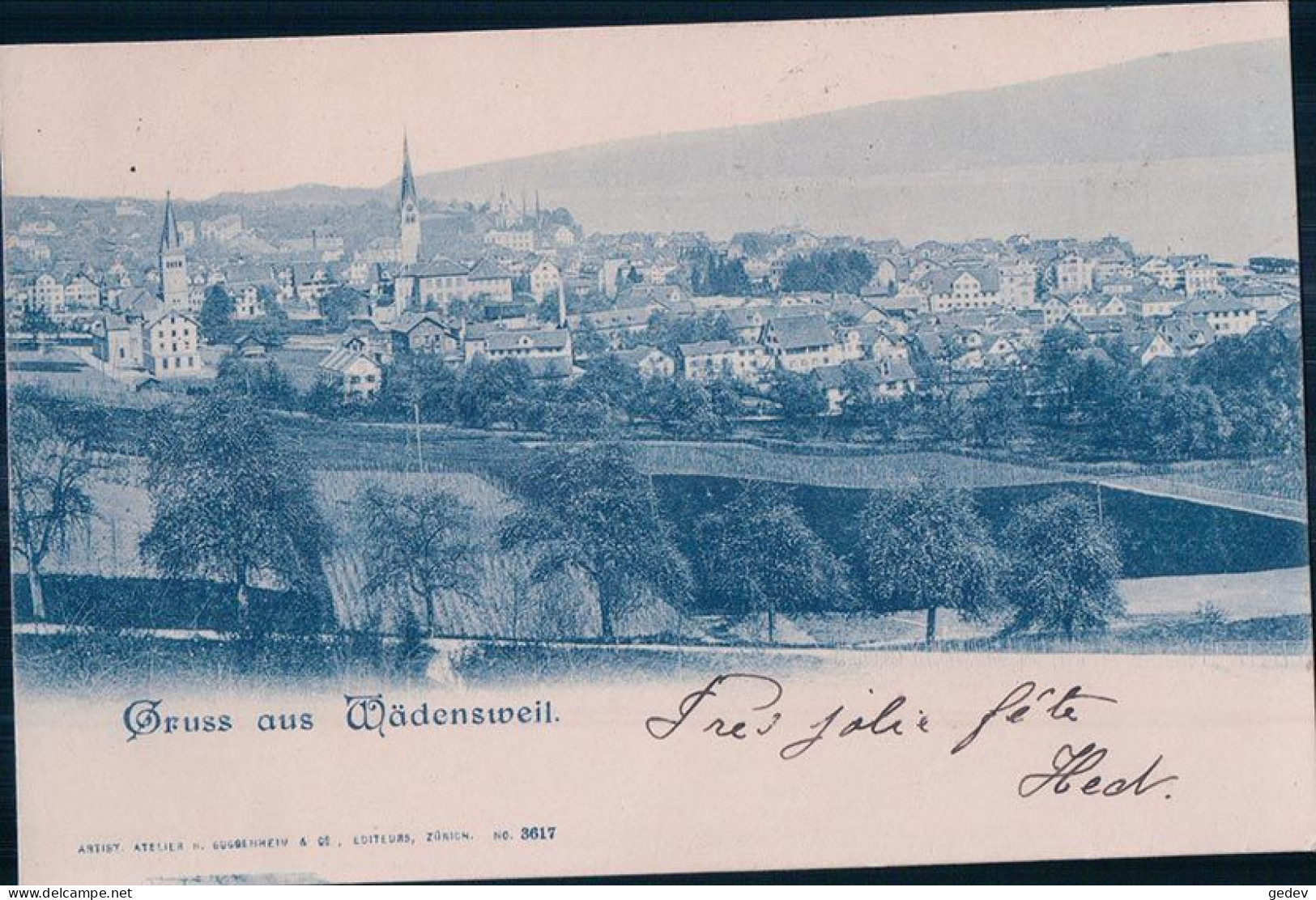 Gruss Aus Wädensweil (23.3.1900) - Wädenswil