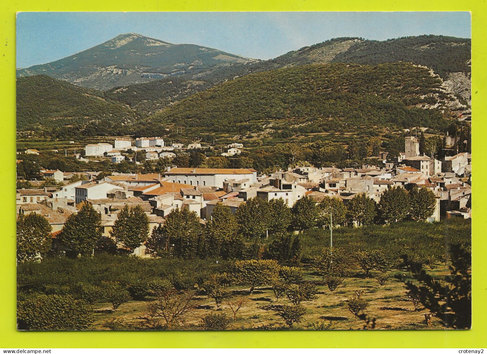 84 MALAUCENE N°4373 Vue Générale Et Le Mont Ventoux VOIR DOS - Malaucene