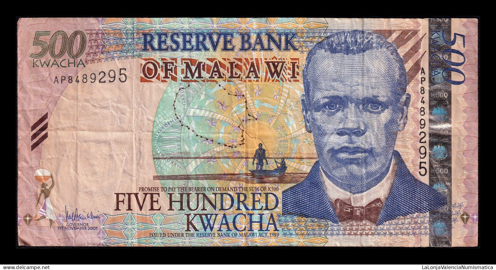 Malawi 500 Kwacha 2005 Pick 56a Bc/+ F/+ - Malawi