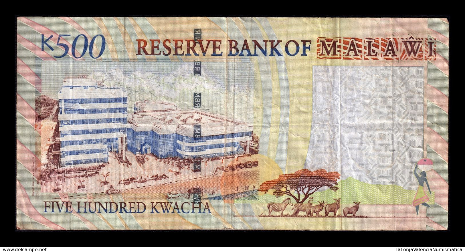 Malawi 500 Kwacha 2005 Pick 56a Bc/+ F/+ - Malawi