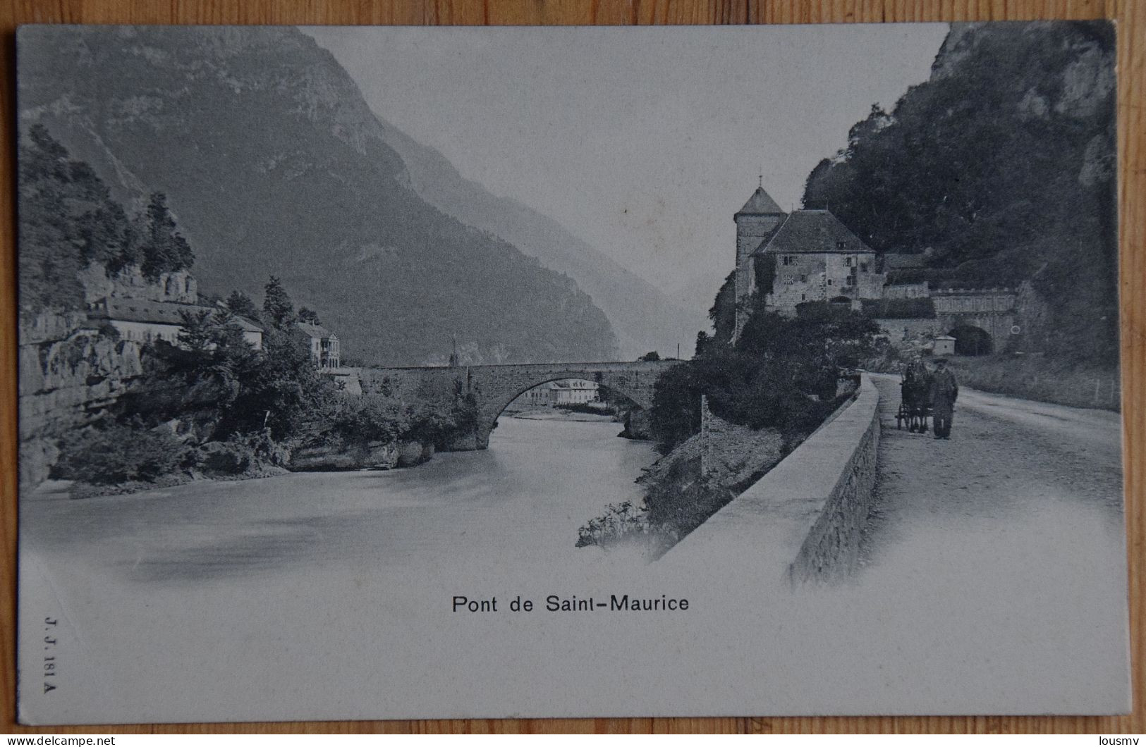 Pont De Saint-Maurice - Animée : Petite Animation - (n°28455) - Saint-Maurice