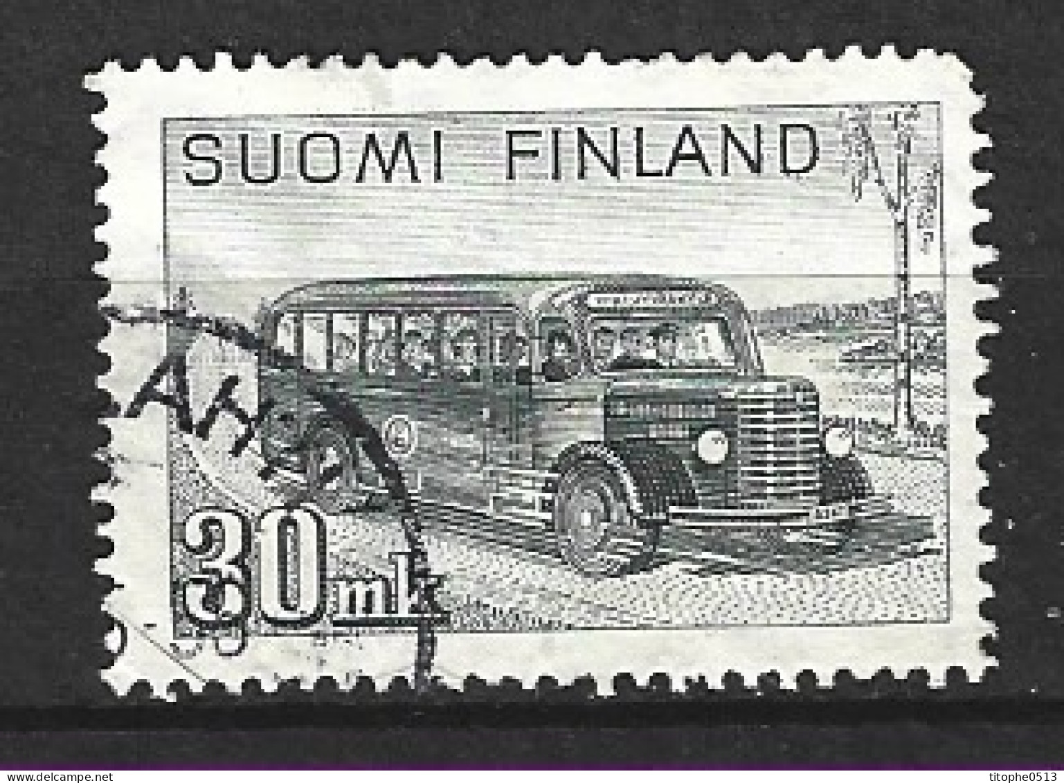 FINLANDE. N°316 Oblitéré De 1946. Autobus. - Bussen