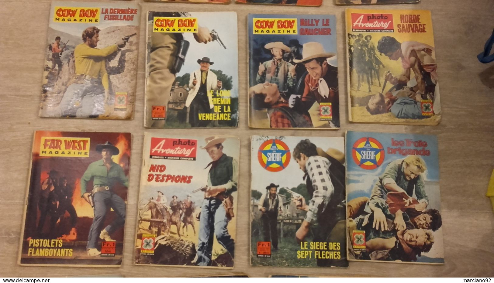 Western BD : Lot De 24 Cinè-Western Des Annèes 60 . - Paquete De Libros