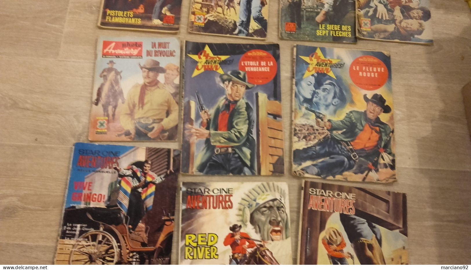 Western BD : Lot De 24 Cinè-Western Des Annèes 60 . - Bücherpakete