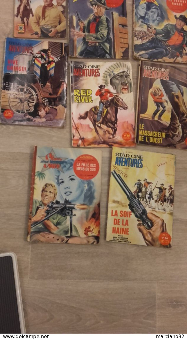 Western BD : Lot De 24 Cinè-Western Des Annèes 60 . - Bücherpakete