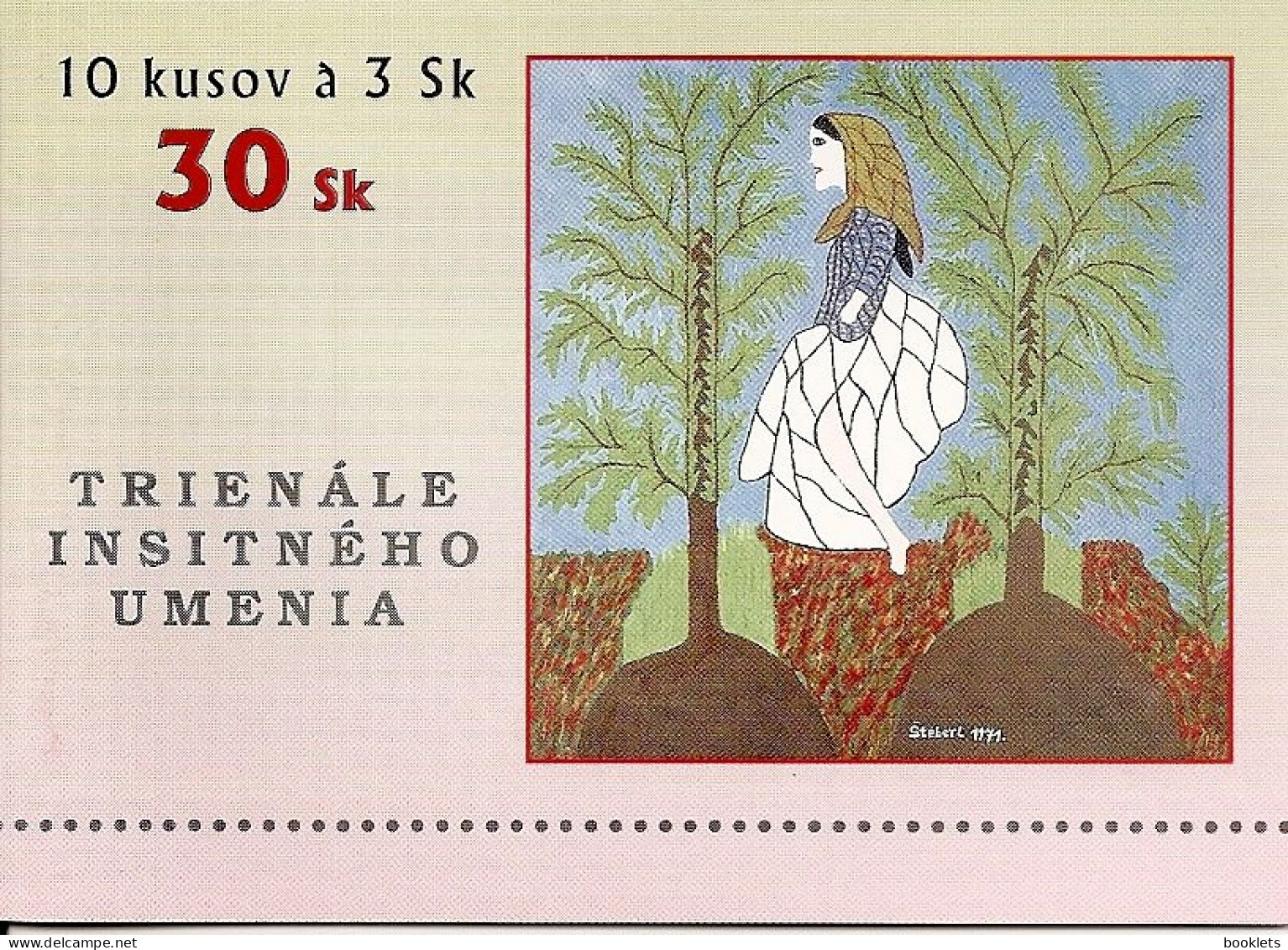 SLOVAKIA, 1997, Booklet 18, Triennale Naive Art - Ungebraucht