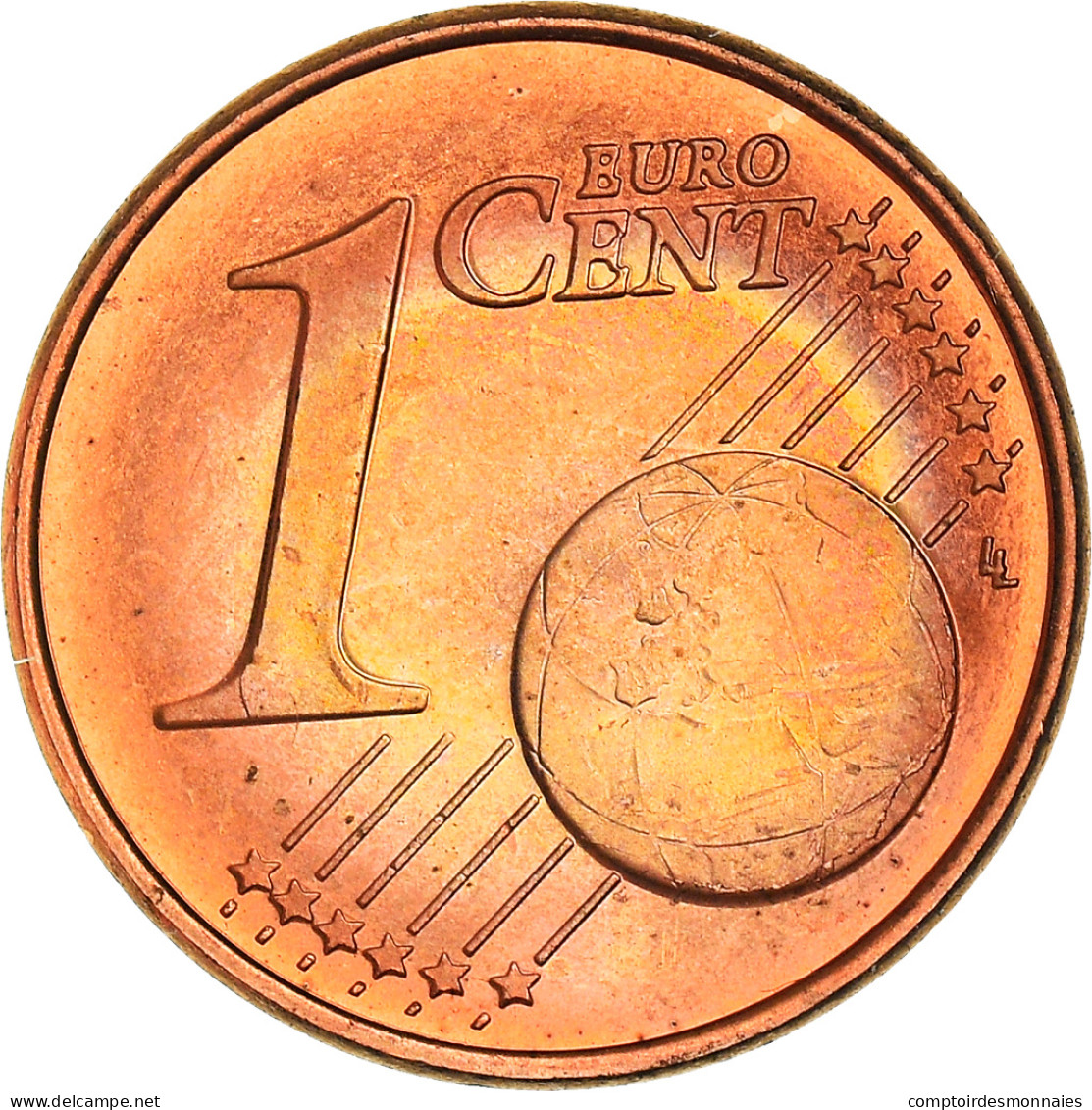 Slovénie, 1 Cent, A Stork, 2007, SPL+, Copper Plated Steel - Slovenia