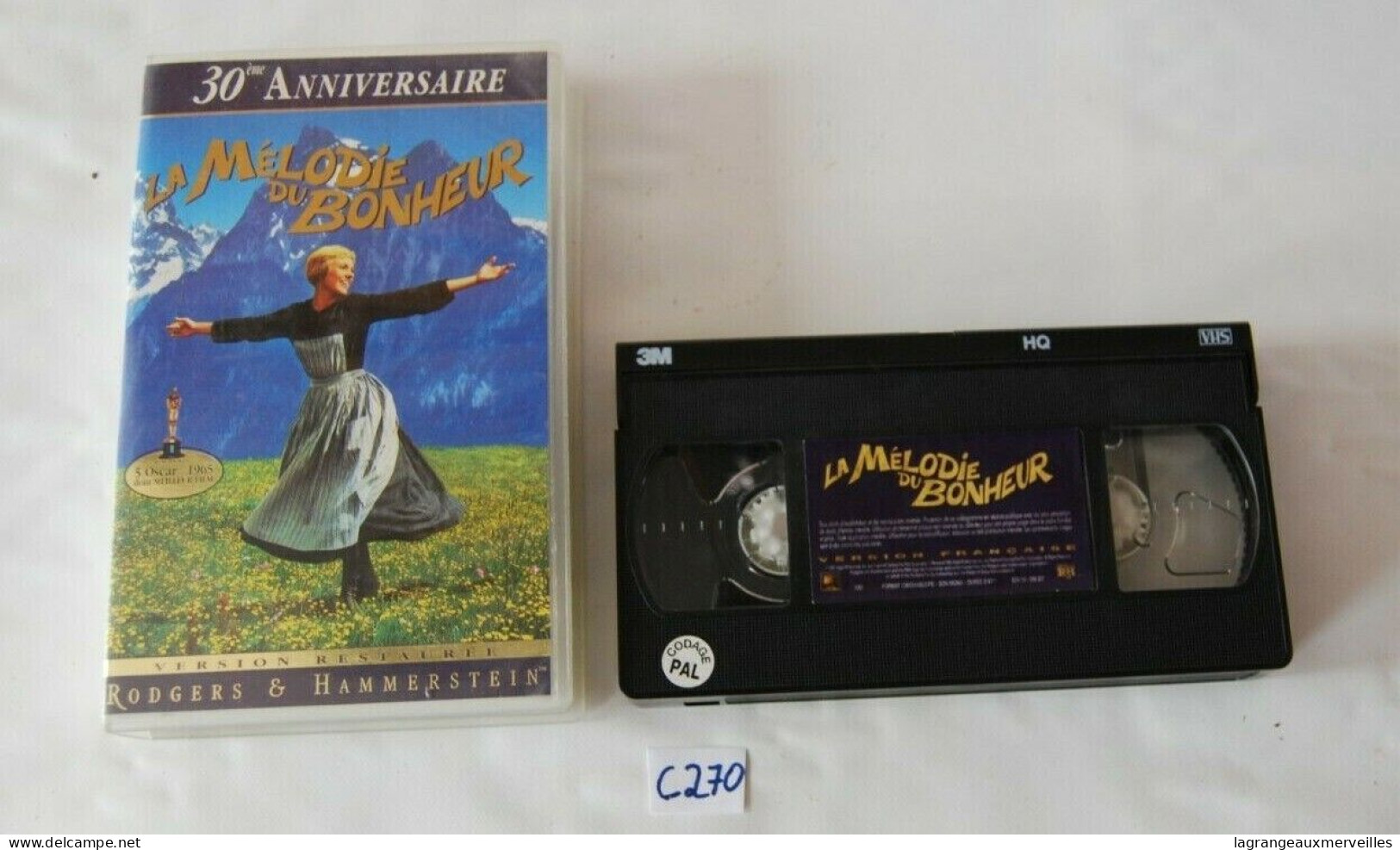 C270 K7 VIDEO VHS - La Mélodie Du Bonheur - Lovestorys