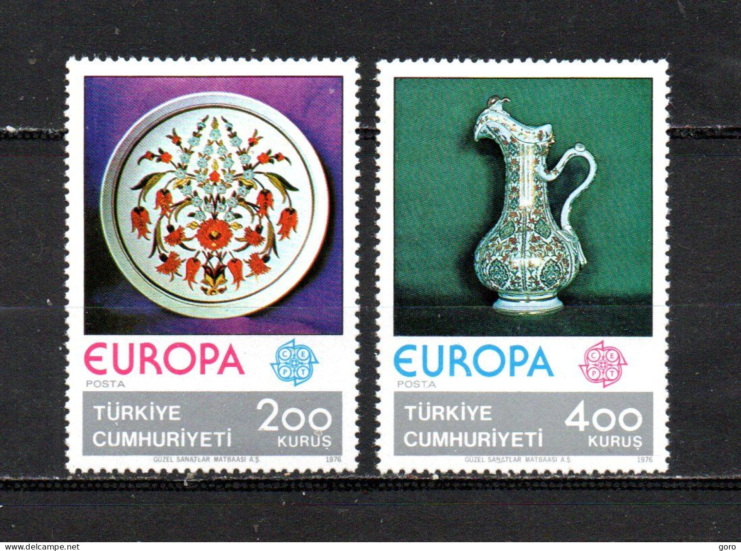 Turquía   1975  .-  Y&T   Nº   2155/2156   **    ( A ) - Neufs