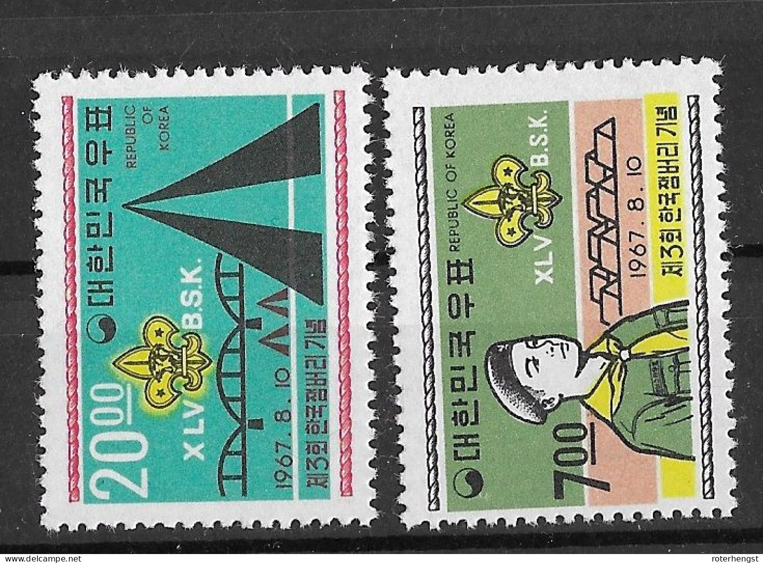 South Korea Scouts 1967 Mnh ** 9 Euros - Corée Du Sud