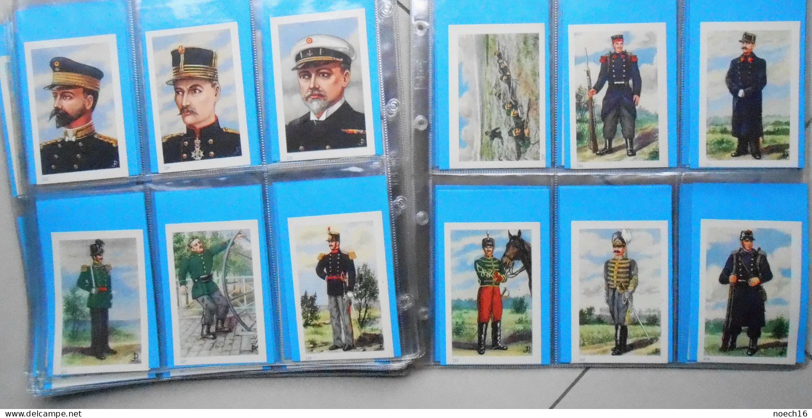 Collection complète 290 Chromos, Images. Ri- Ri Demaret. Histoire militaire de Belgique