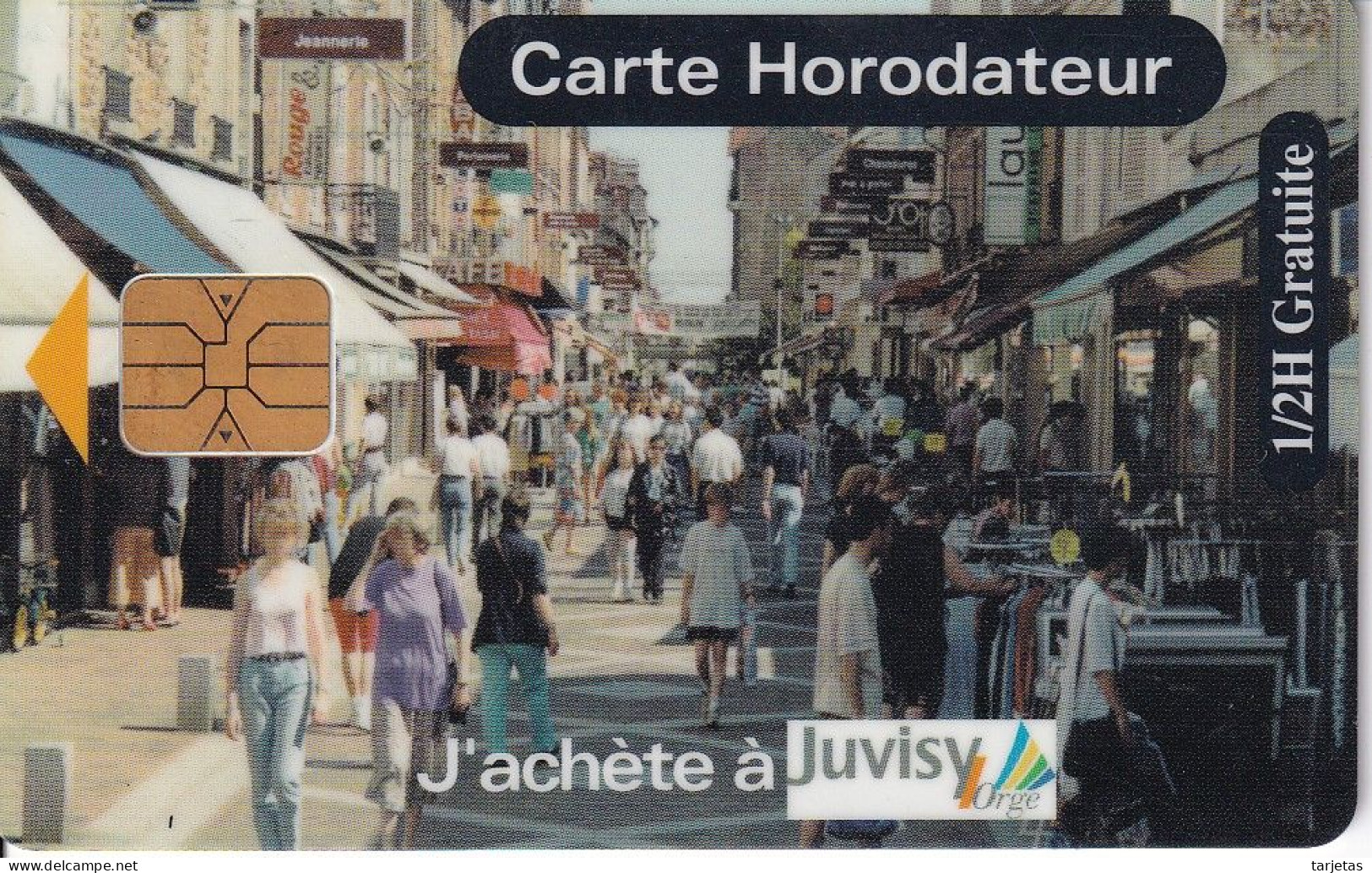 TARJETA DE FRANCIA DE CARTE HORODATEUR - VILLE JUVISY - Tarjetas De Estacionamiento (PIAF)