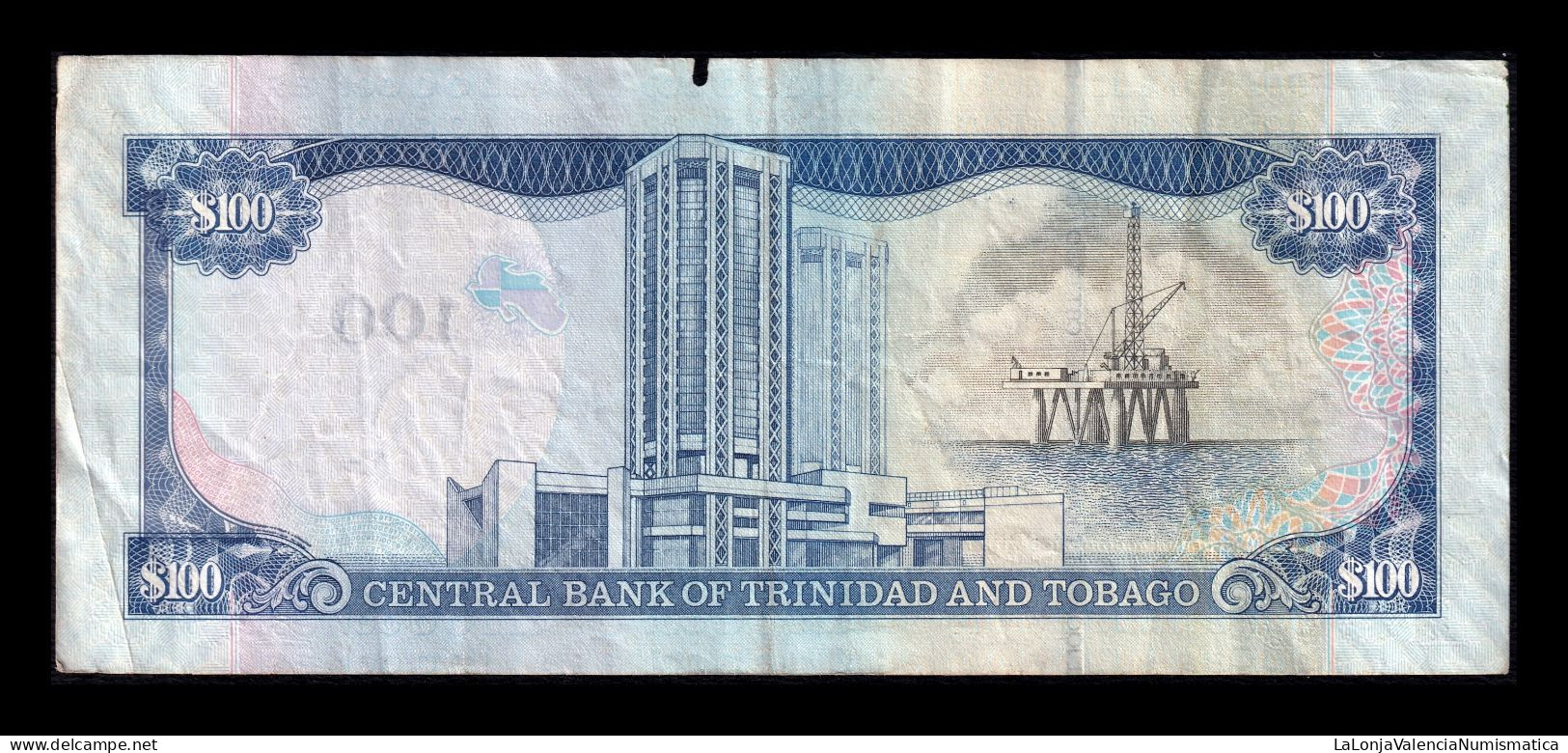 Trinidad & Tobago 100 Dollars 2006 Pick 51a Bc/Mbc F/Vf - Trinidad & Tobago