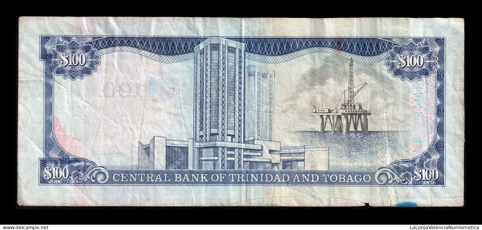 Trinidad & Tobago 100 Dollars 2006 Pick 51b Bc/Mbc F/Vf - Trinité & Tobago