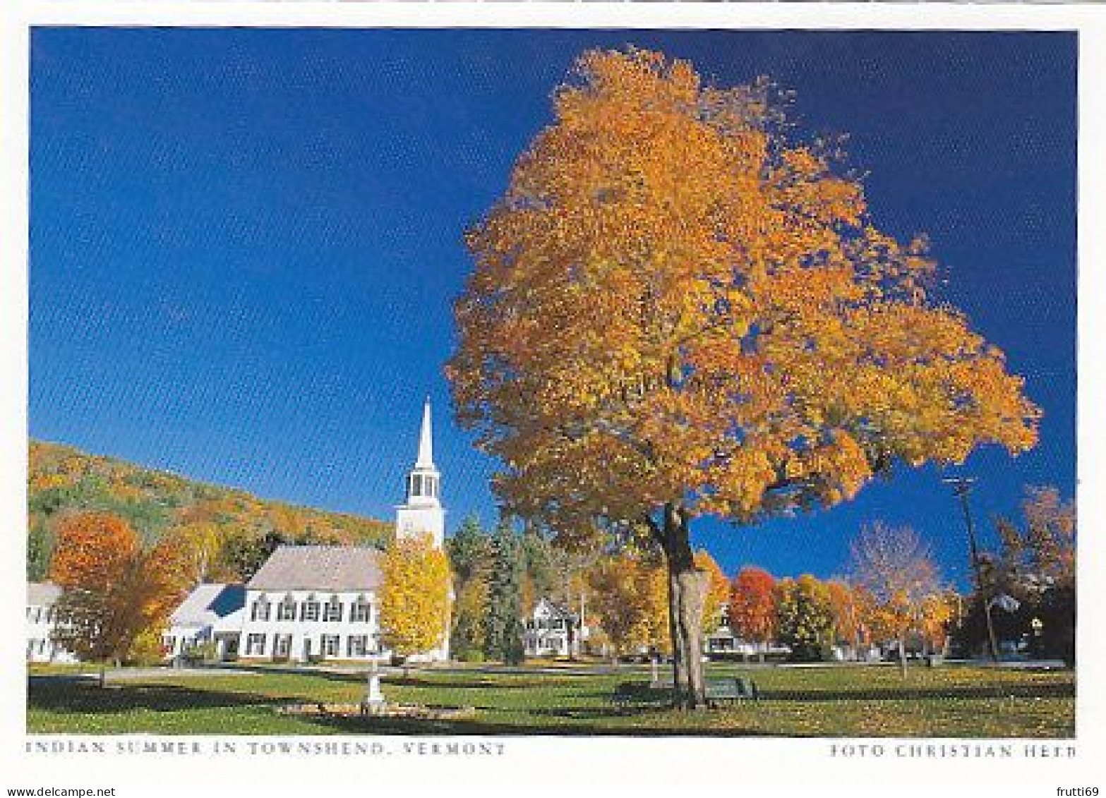 AK 186105 USA - Vermont - Indian Summer In Townshend - Andere & Zonder Classificatie