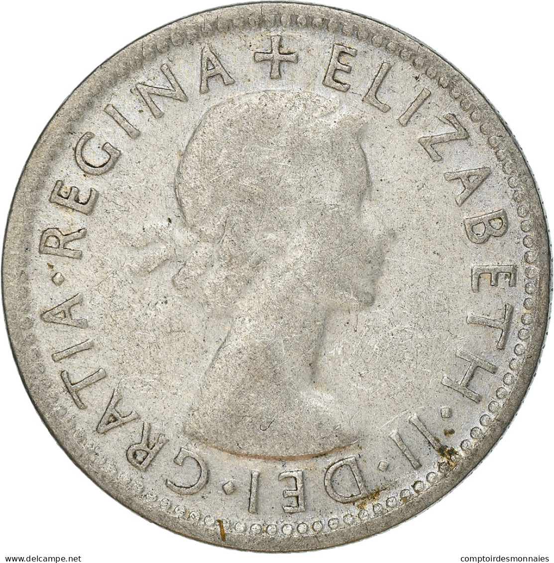 Monnaie, Australie, Elizabeth II, Shilling, 1954, Melbourne, TTB, Argent, KM:53 - Shilling