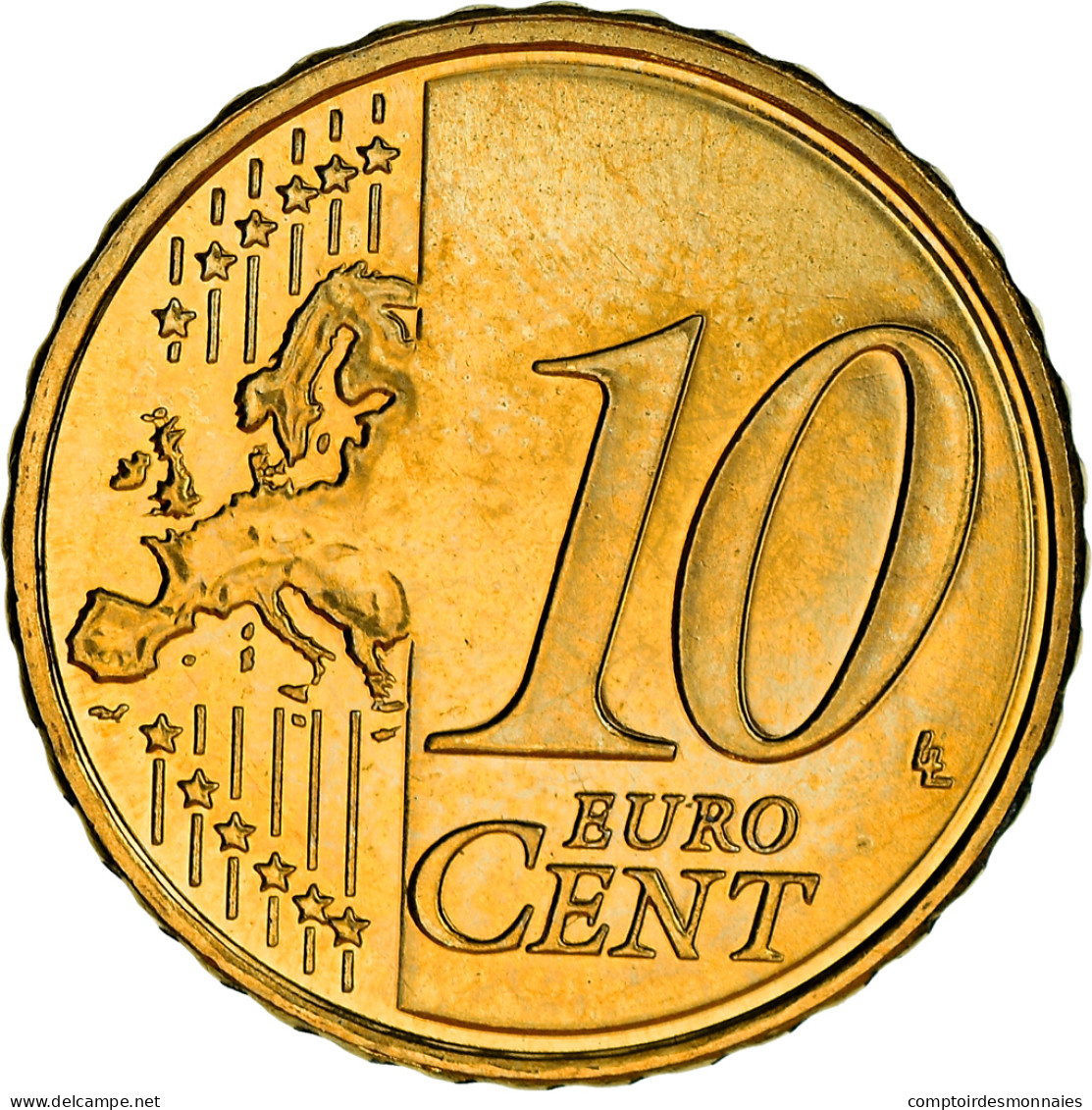 Estonia, 10 Euro Cent, 2011, Vantaa, SPL, Laiton, KM:64 - Estonie