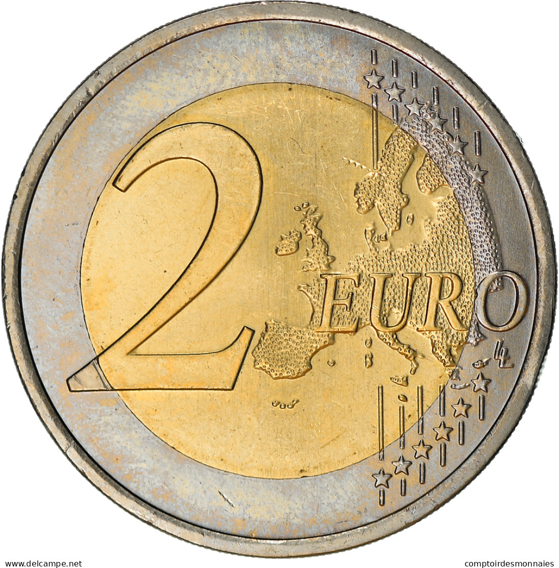 Portugal, 2 Euro, European Union President, 2007, Lisbonne, SPL, Bi-Metallic - Portogallo