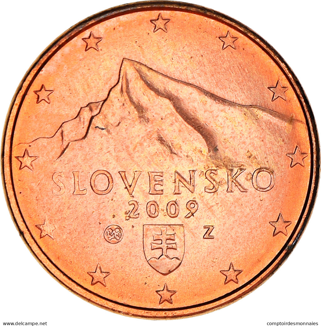 Slovaquie, Euro Cent, 2009, Kremnica, SPL+, Copper Plated Steel, KM:95 - Slovacchia