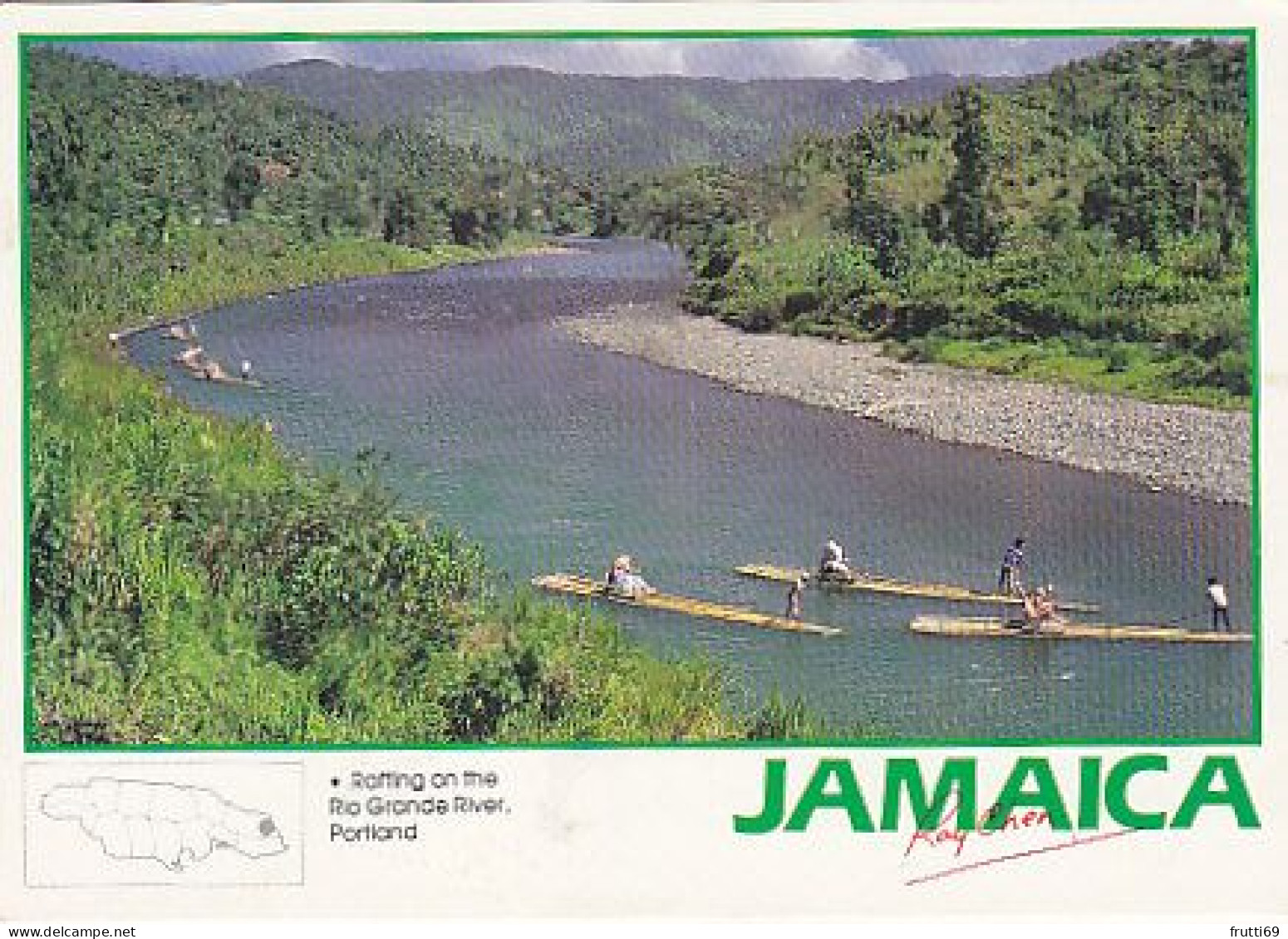 AK 186124 JAMAICA - Portland - Rafting On The Rio Grande River - Jamaïque