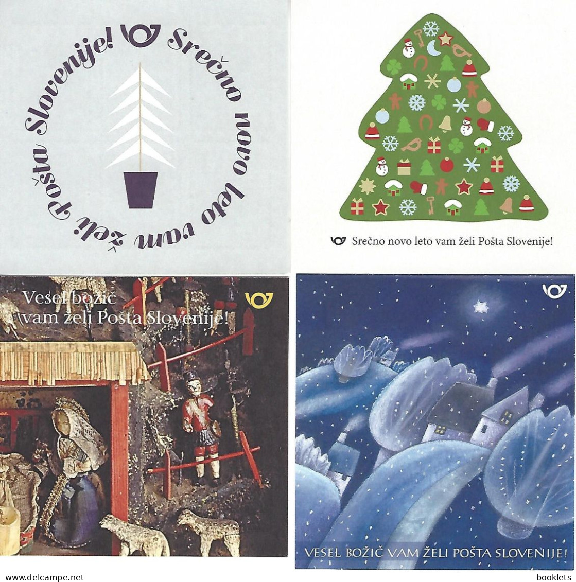 SLOVENIA, 2019, Booklet 71/74, Christmas And New Year Booklets: 12xA, 12xB, 12xC, 12xC - Slowenien