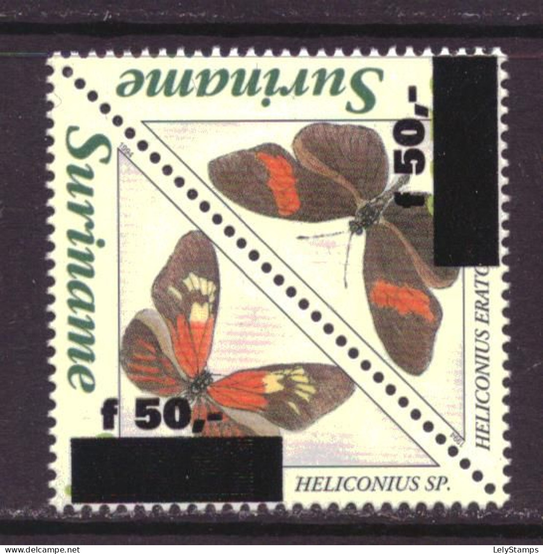 Suriname Republiek - Surinam Republic 1572 & 1573 MNH ** Butterflys Animals Nature (1996) - Suriname