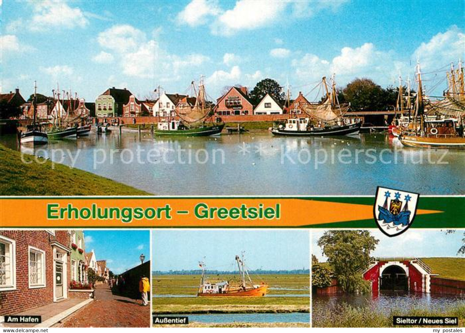 42962206 Greetsiel Hafen Aussentief Sieltor Neues Siel  Greetsiel - Krummhörn