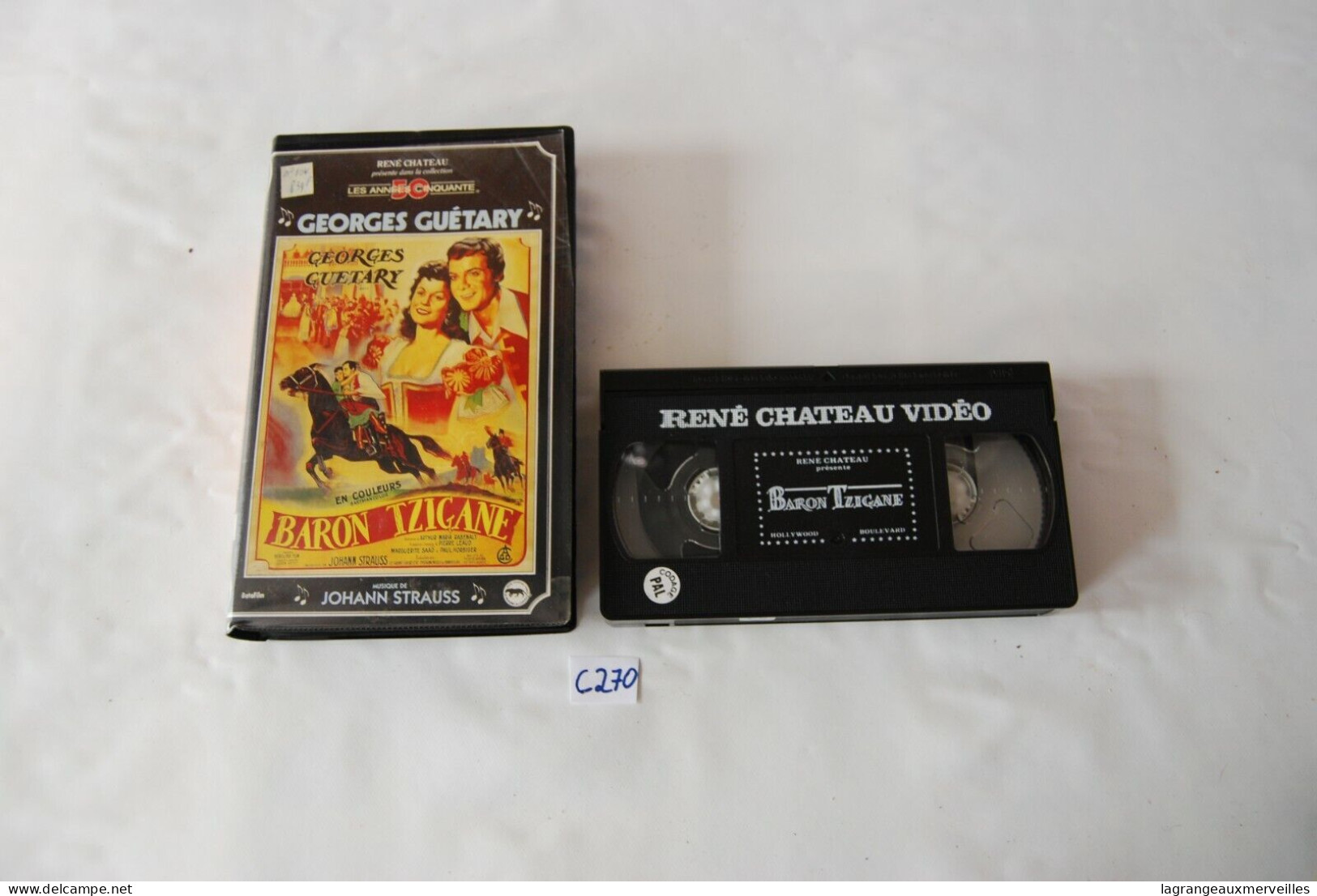 C270 - K7 VIDEO VHS - La Mélodie Du Bonheur - Le Baron Tzigane - Musicalkomedie