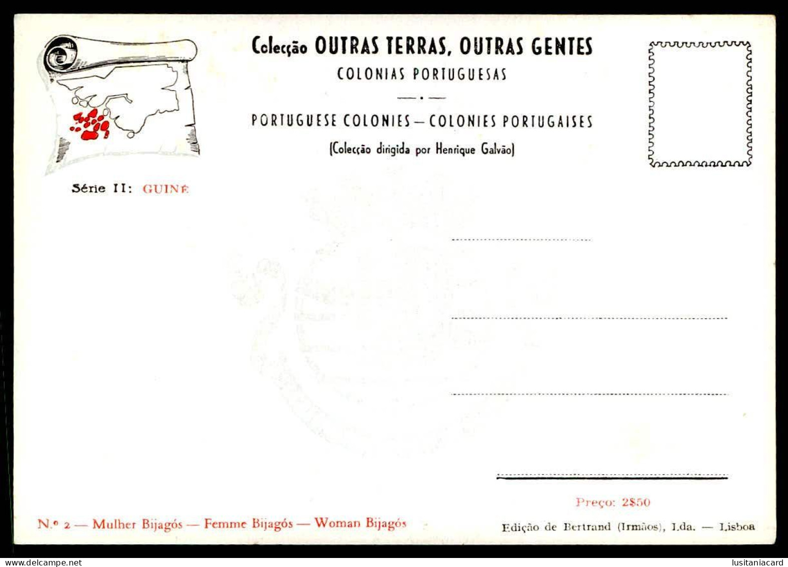 GUINÉ-BISSAU-Colecção Outras Terras, Outras Gentes.(18 POSTAIS)(Ed. Bertrand(Irms.Lda Nº 1 A 18)carte Postale - Guinea-Bissau