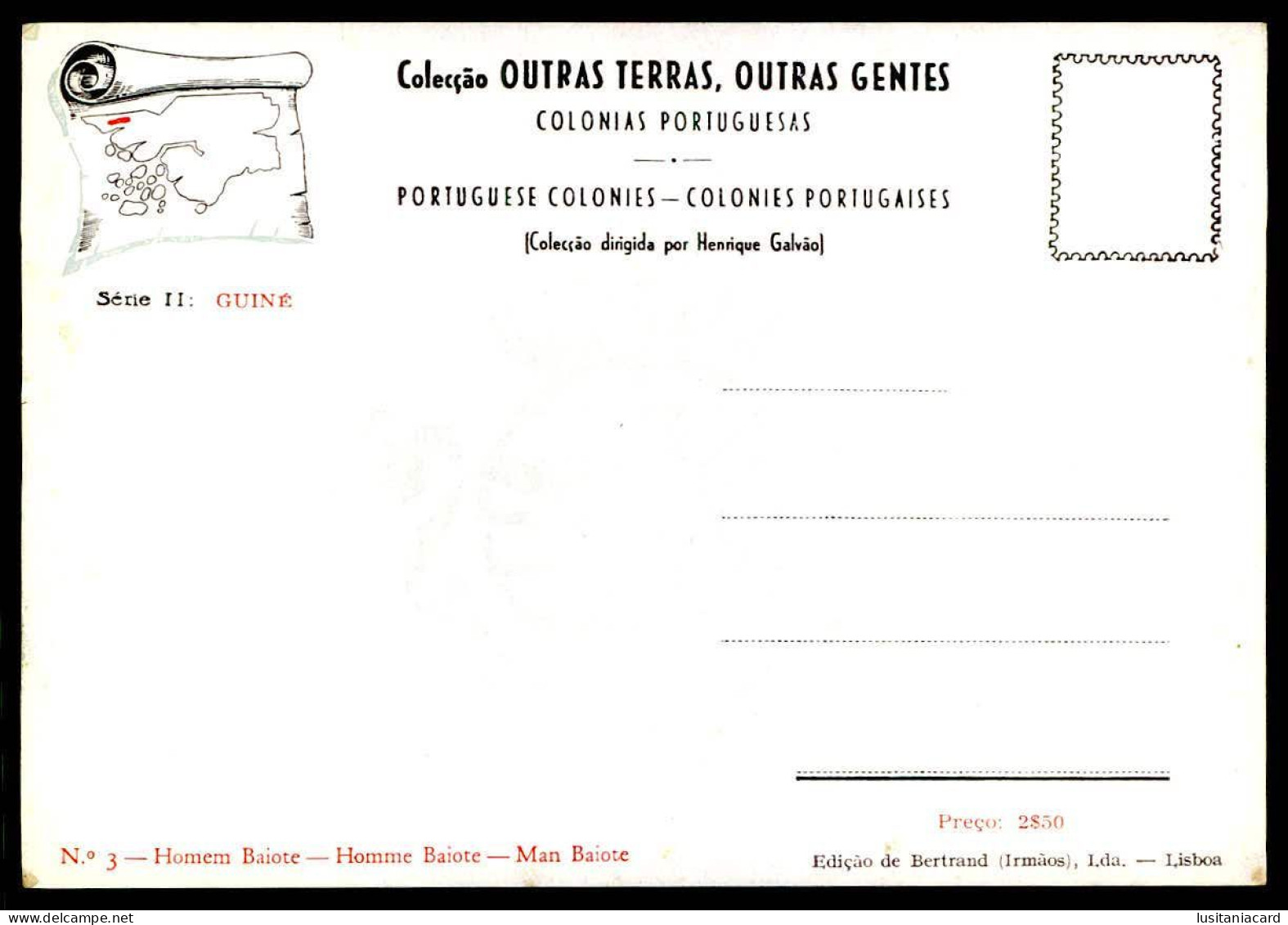 GUINÉ-BISSAU-Colecção Outras Terras, Outras Gentes.(18 POSTAIS)(Ed. Bertrand(Irms.Lda Nº 1 a 18)carte postale