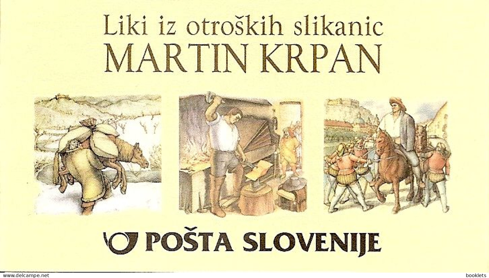 SLOVENIA, 2001, Booklet 18, Martin Krpan 9xB - Slowenien