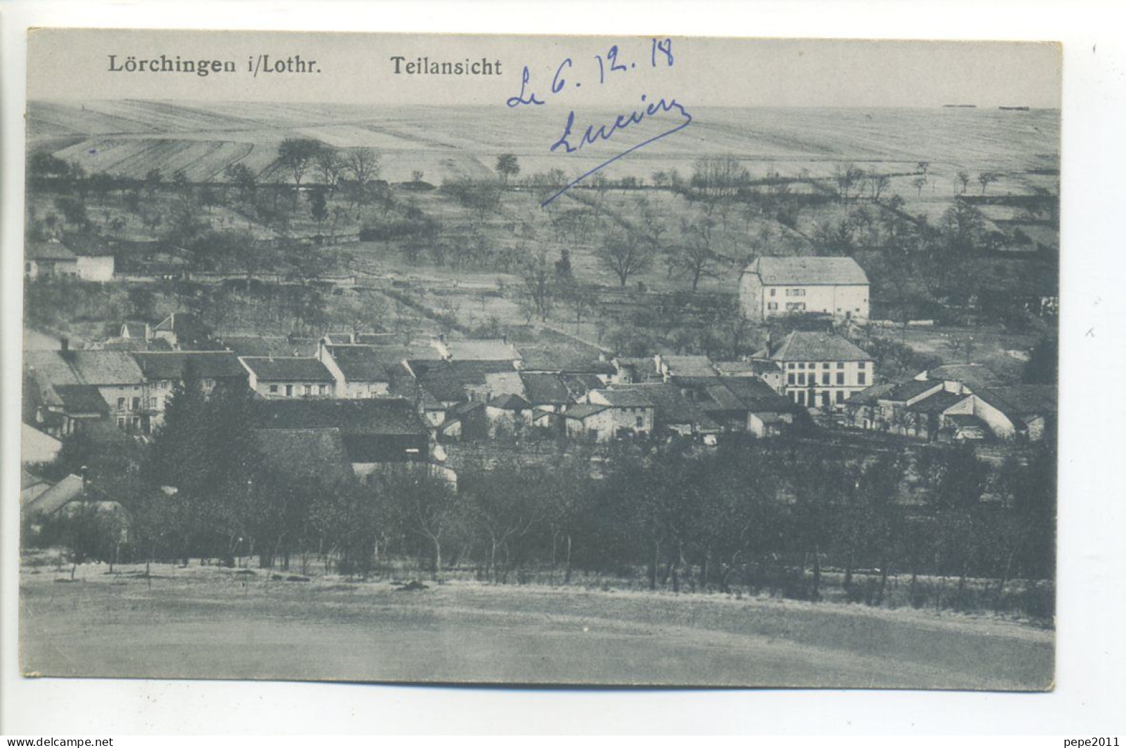 CPA - 57 Moselle - LORQUIN Lörchingen I/Lothr. - Vue Partielle En 1918 - Lorquin