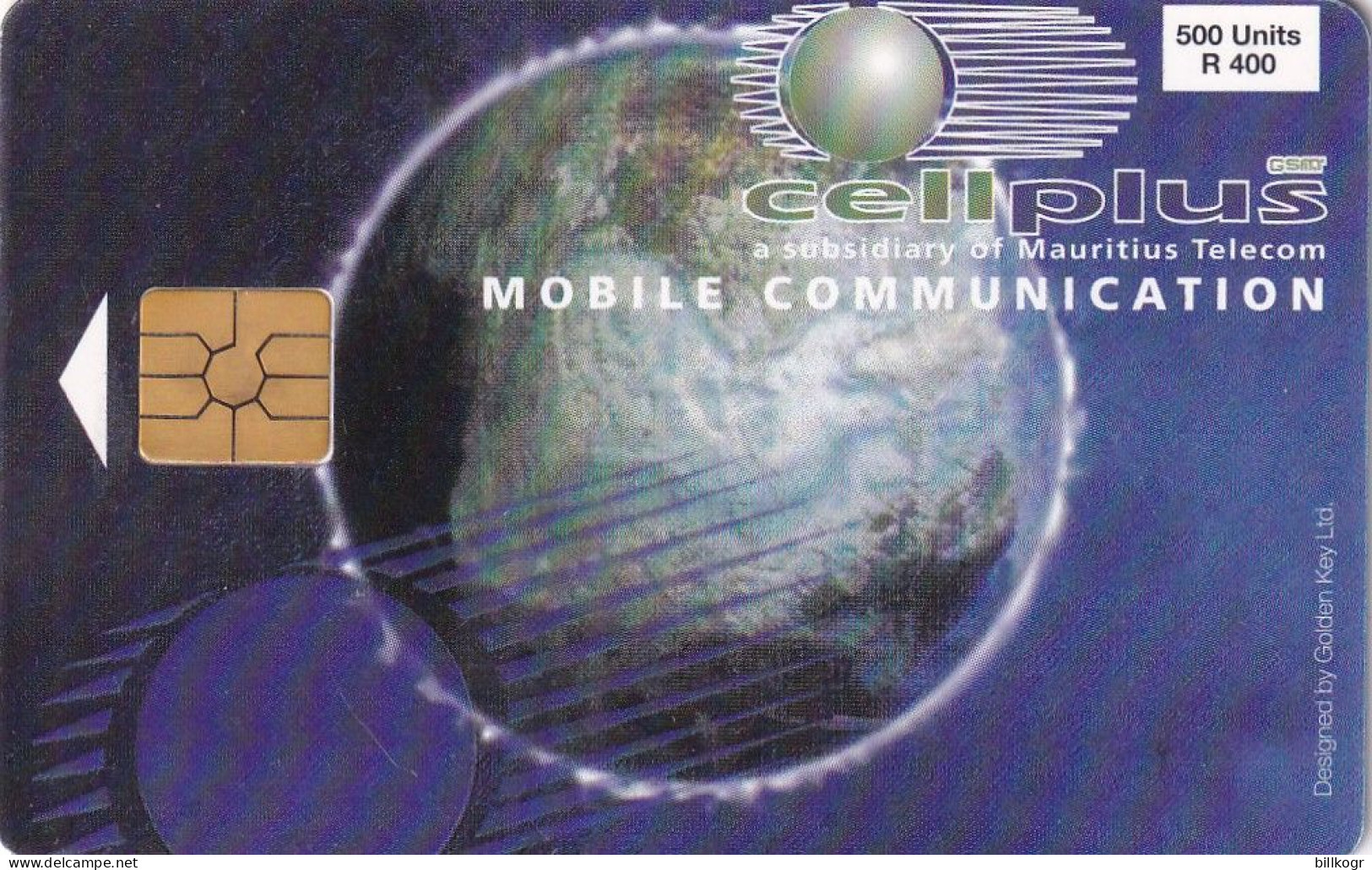 MAURITIUS ISL. - Cellplus, Tirage %40000, Used - Maurice