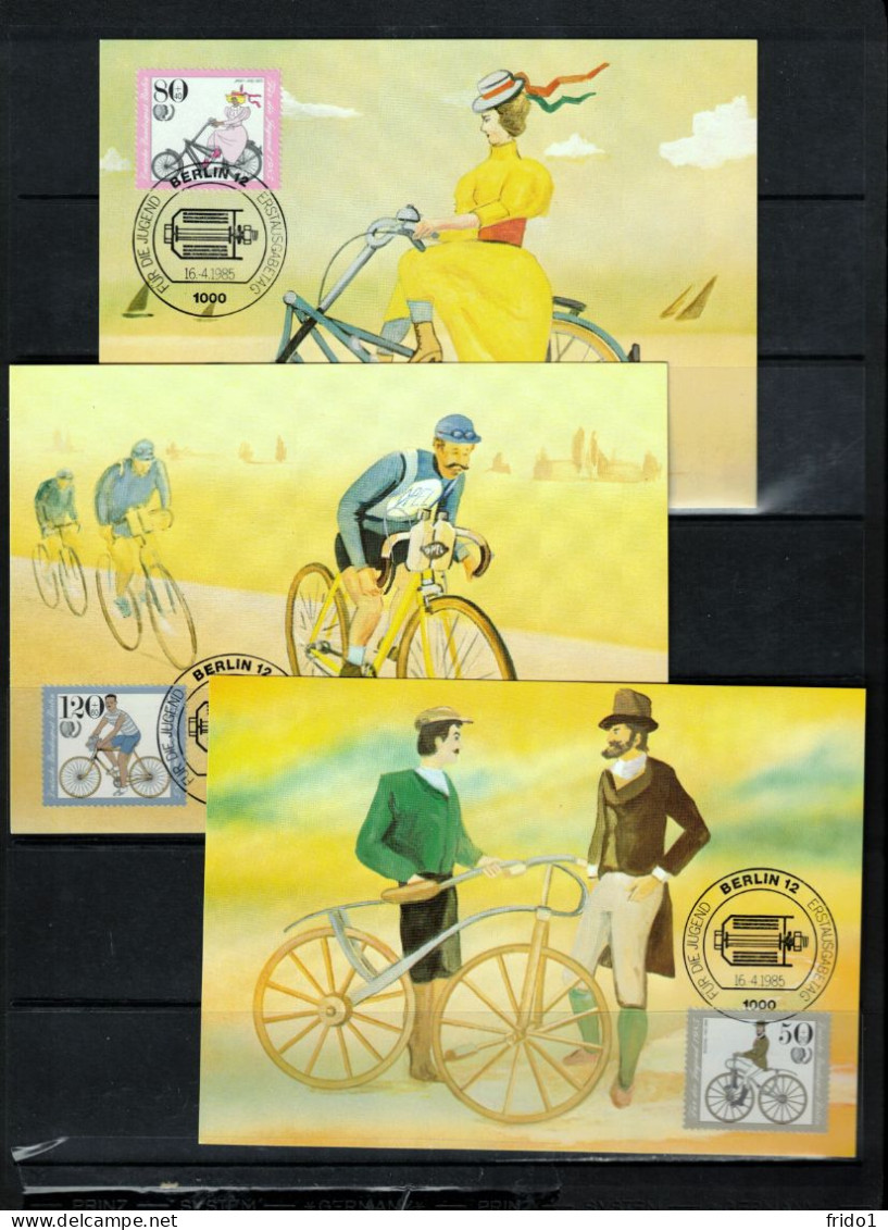 Germany Berlin 1985 Cycling Maximumcards - Ciclismo