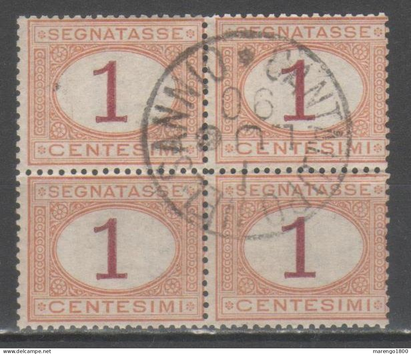 ITALIA 1870 - Segnatasse 1 C. Quartina          (g9390) - Strafport