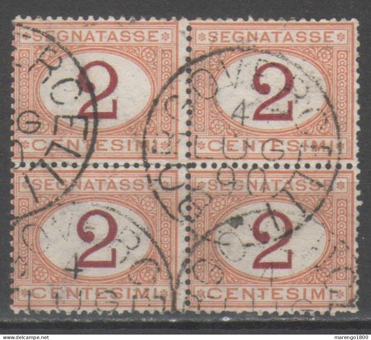 ITALIA 1870 - Segnatasse 2 C. Quartina          (g9391) - Strafport