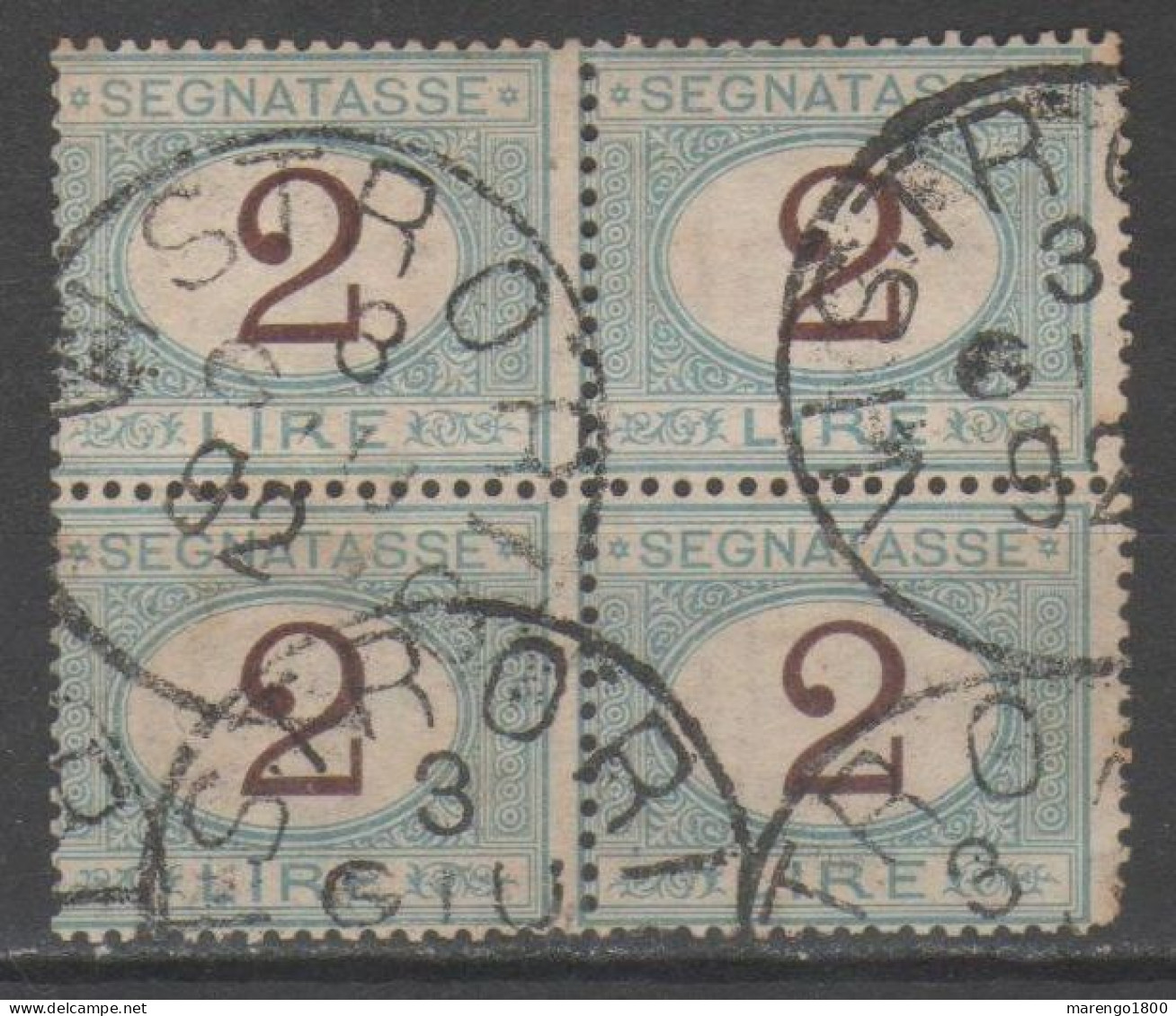 ITALIA 1870 - Segnatasse 2 L. Quartina          (g9392) - Portomarken