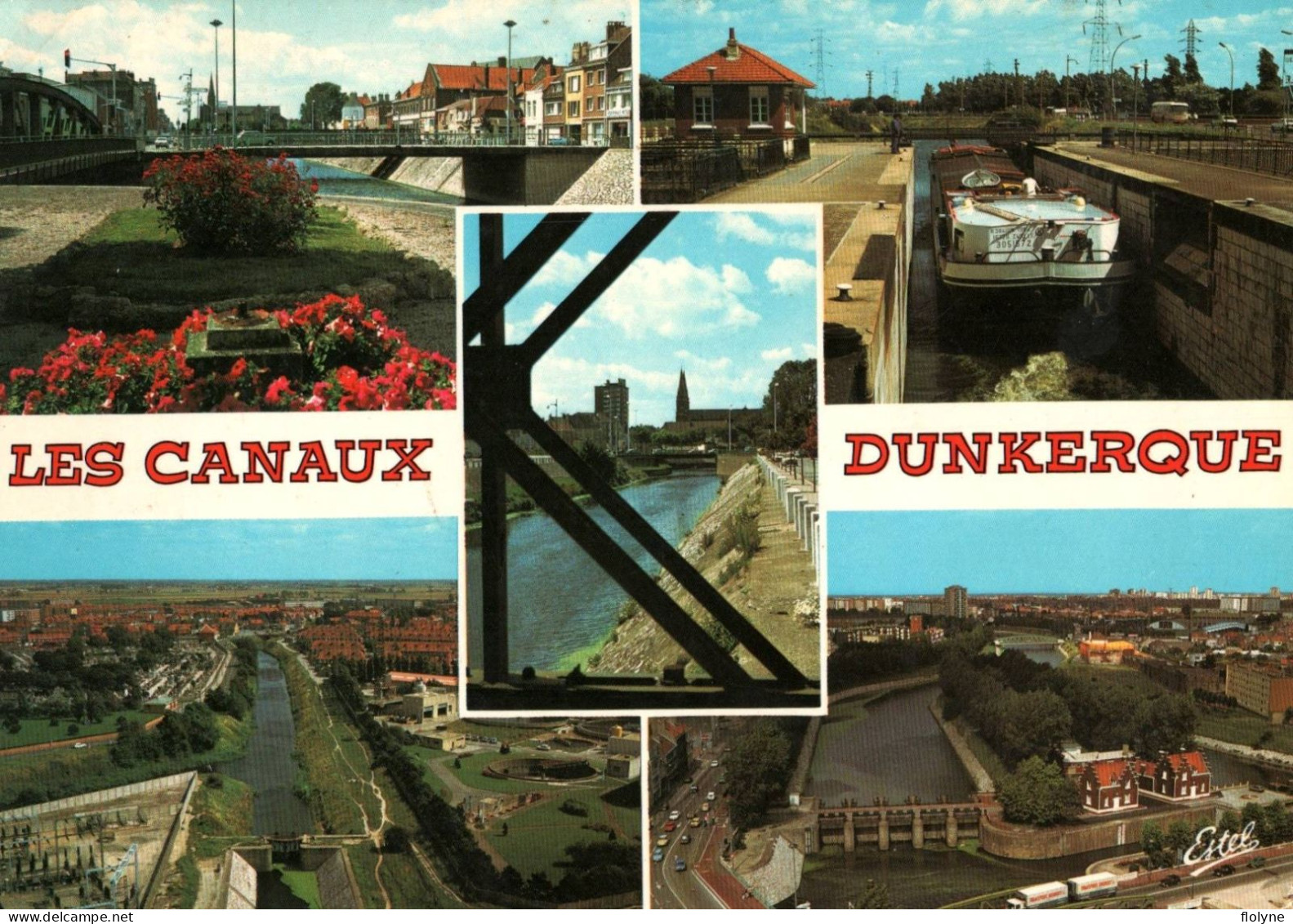 Dunkerque - Les Canaux - écluse Péniche Canal - Dunkerque