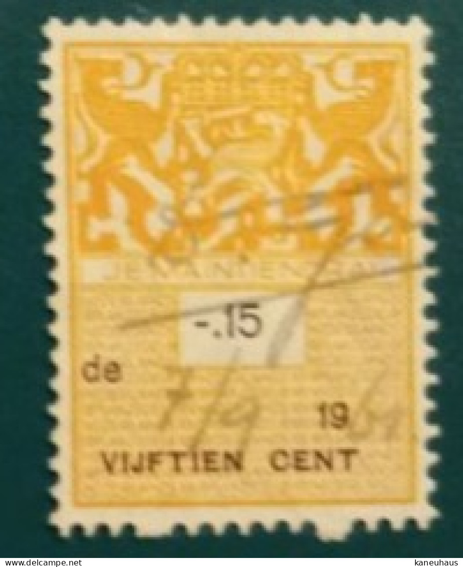 Vijftien Cent Michel-Nr. ?  Gestempelt (DNH) - Revenue Stamps