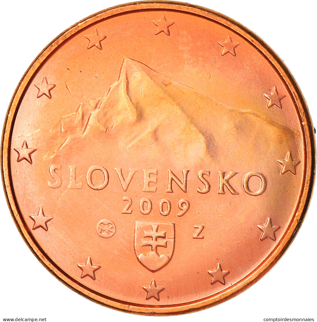 Slovaquie, 5 Euro Cent, 2009, Kremnica, SUP, Copper Plated Steel, KM:97 - Slowakei