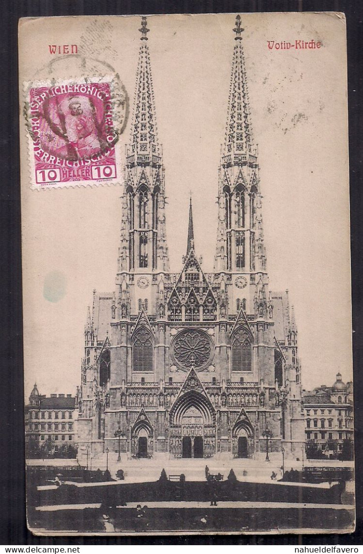 Postcard From Vienna Circle Church Image - Iglesias