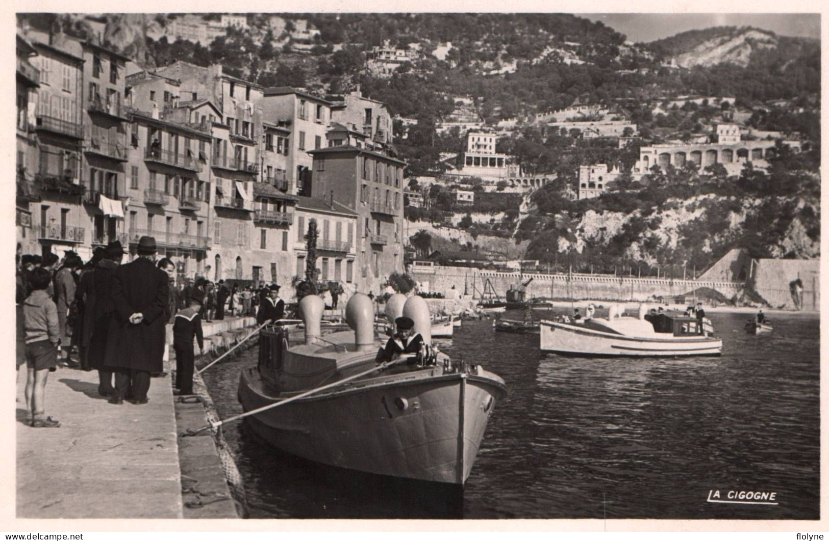 Villefranche Sur Mer - Les Quais - Bateau Canot Moteur - Villefranche-sur-Mer