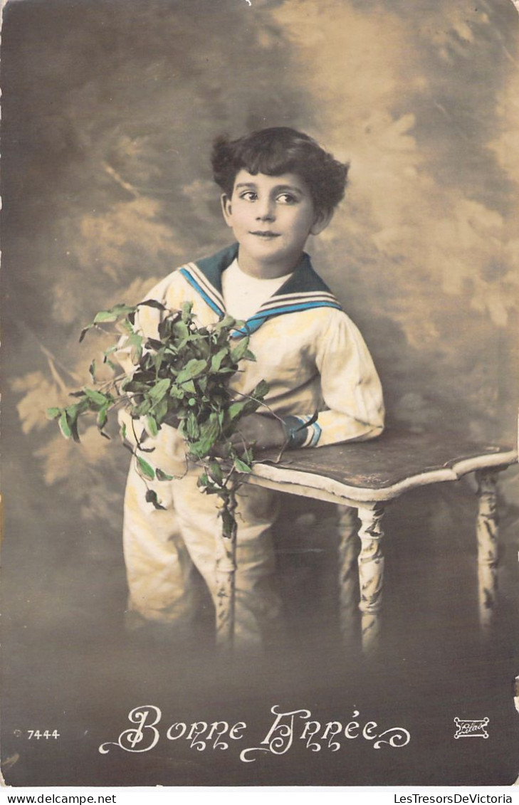 FANTAISIE - Bonne Année - Nouvel An - Enfant - Carte Postale Ancienne - Año Nuevo